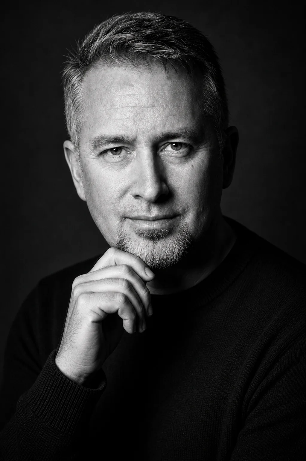 Christian Zöllner — Schwarzweiß-Porträt